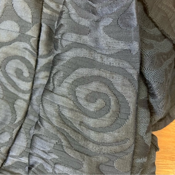 Black Halo Jackie O Belted Sheath Mini Dress Black Patterned - Picture 6 of 8